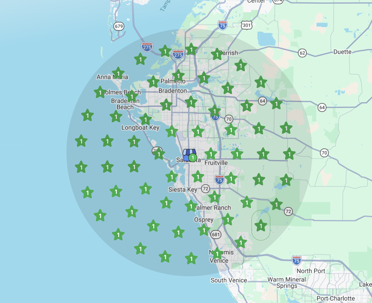 More calls. Same service area.