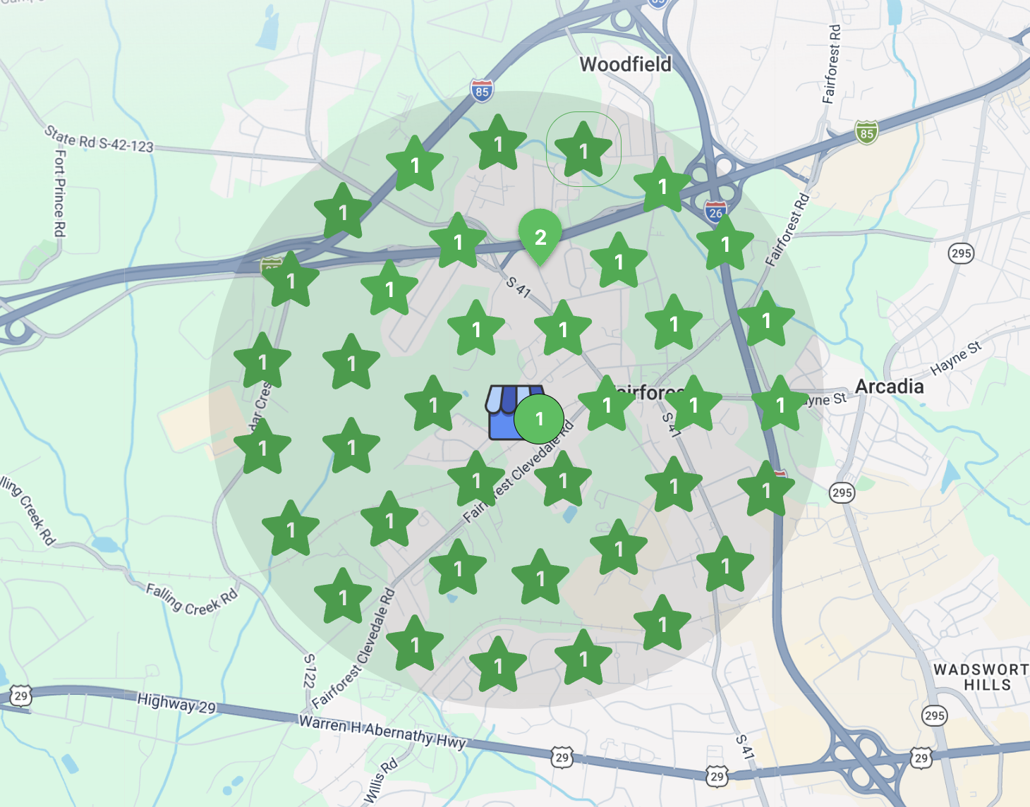 Local visibility built on reviews and consistency.